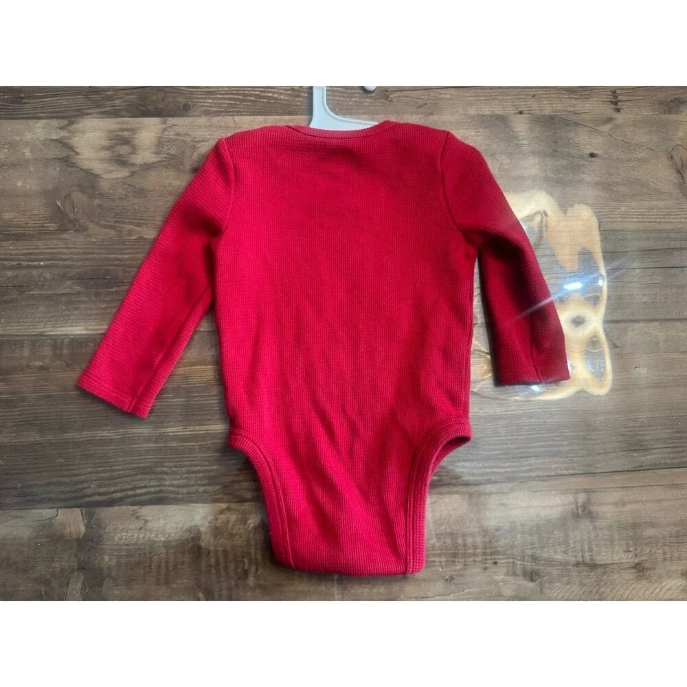 Disney Red Christmas One Piece onesie 12month